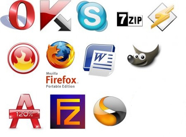 Логотипы популярных программ